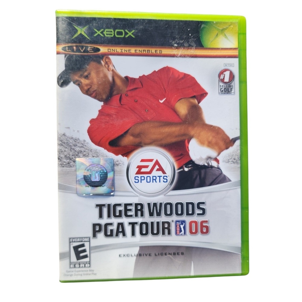 Tiger Woods PGA Tour 06 Microsoft Xbox Game EA Sports 2005 Golf Simulation